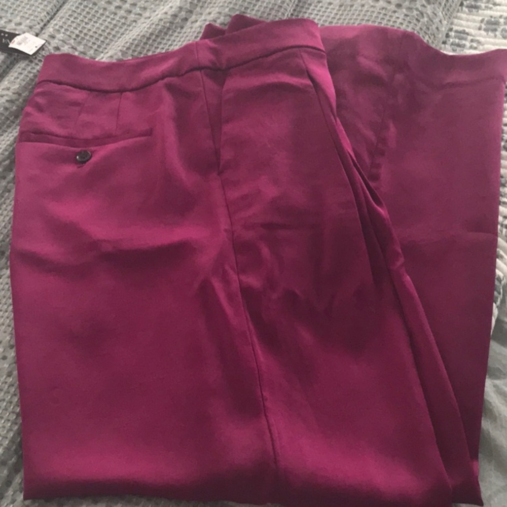 Banana Republic Fuchsia Wide Leg Pants suit - Picture 4 of 7